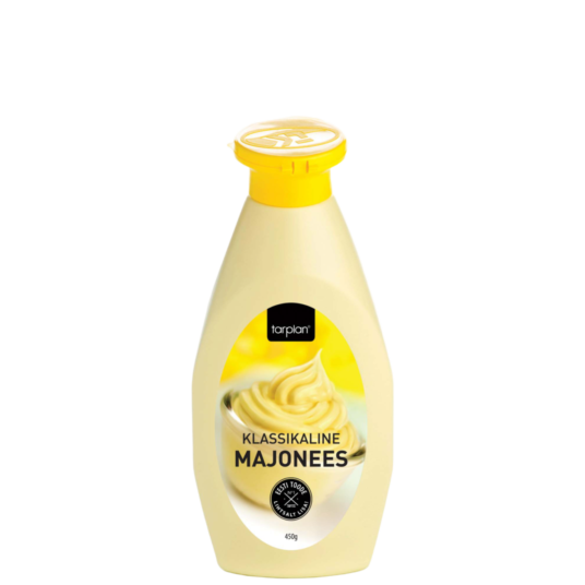 Tarplan Klassikaline majonees 450g (pudel) / Tarplan Classic Mayonnaise 450g (bottle)