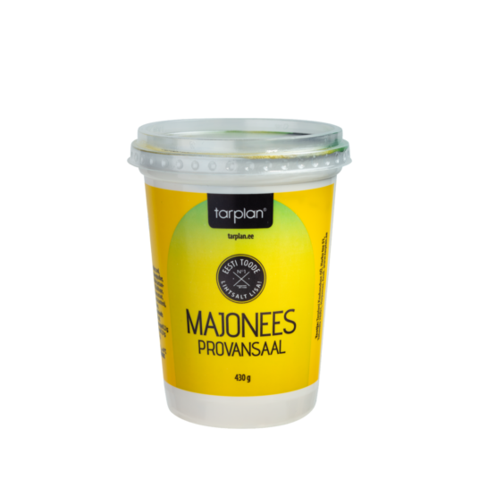 Tarplan majonees Provansaal 430g (tops) / Tarplan Mayonnaise Provansaal (Provencal) 430g (cup)